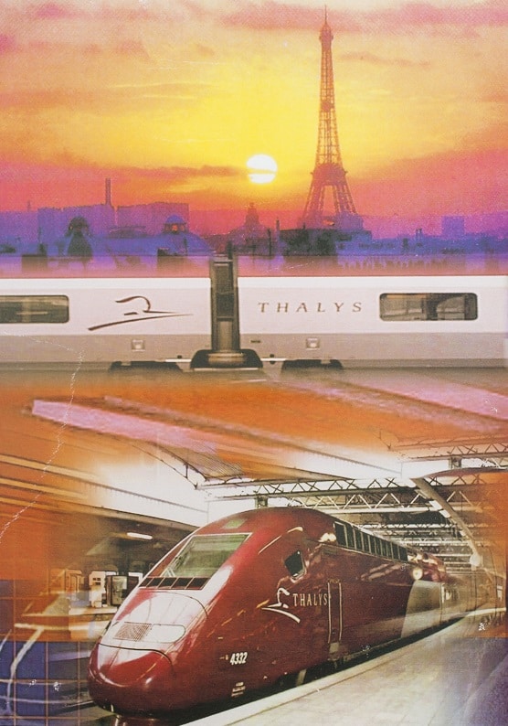 Affiche "Thalys Your preferred railpartner" (NMBS)